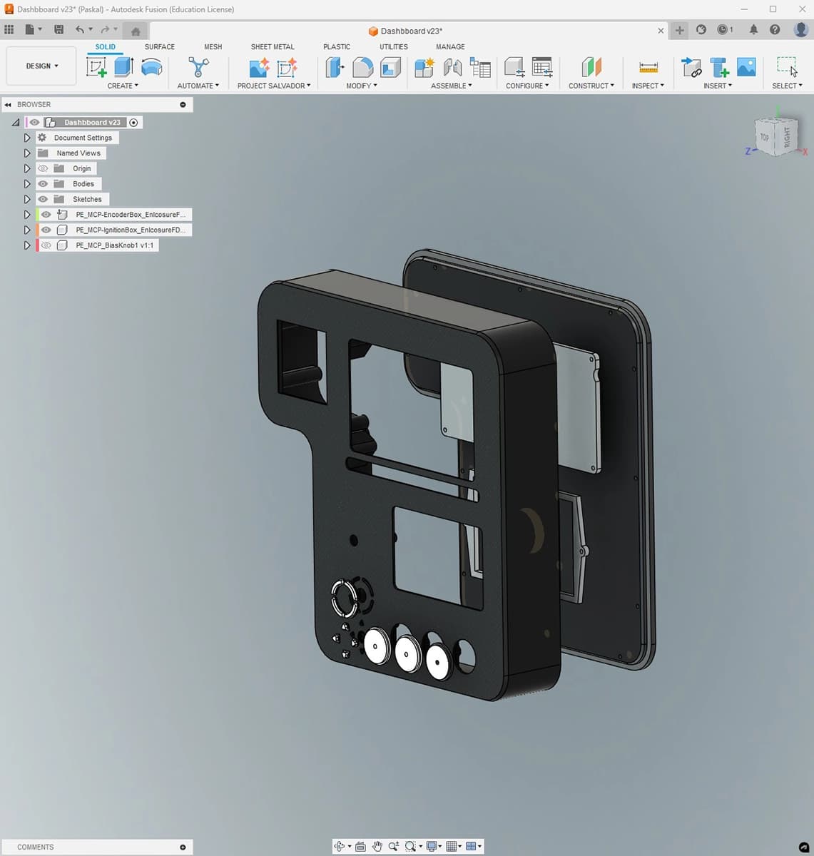 3D modelování ve Fusion 360