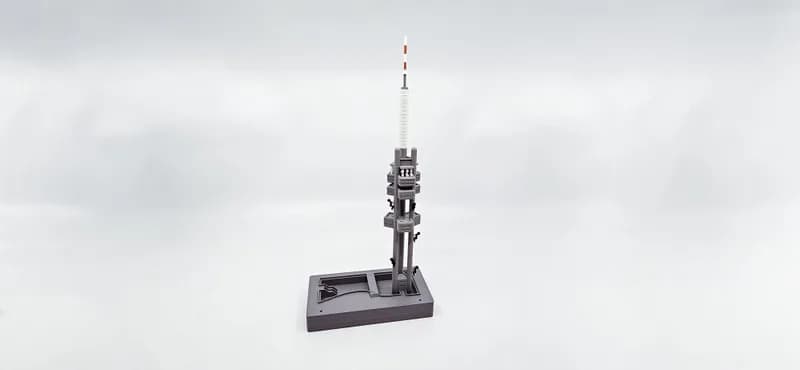 Architektonická maketa budovy vyrobená 3D tiskem a laserem